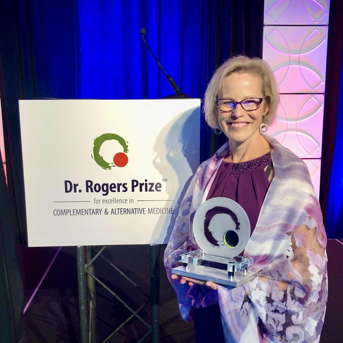 Linda Carlson, Dr. Rogers Prize for Excellence in Complementary and Alternative Medicine
